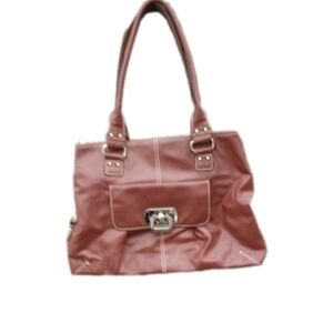 👜Liz Claiborne Faux Leather Pebble Grain Handbag/Tote/Satchel NWOT